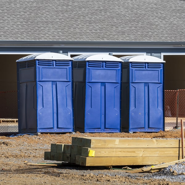 how can i report damages or issues with the porta potties during my rental period in Bon Aqua TN